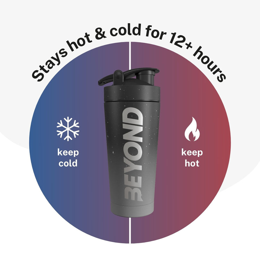 Black and Grey Protein Shaker Packaging, Black and Grey Protein Shaker, Black and Grey protein shaker with packing, Black and Grey protein shaker bottle brand packaging, Black and Grey Insulated protein shaker, Black and Grey Stainless Steel Protein Shakers, Protein Shaker