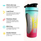Beach Gradient Protein Shaker Packaging, Beach Protein Shaker, Beach protein shaker with packing, Beach protein shaker bottle brand packaging, Beach Insulated protein shaker, Beach Stainless Steel Protein Shakers, Protein Shaker