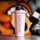 Rose Gold Pink Protein Shaker with Packaging, Rose Gold Pink Protein Shaker Packaging, Rose Gold Pink Protein Shaker, Rose Gold Pink protein shaker with packing, Rose Gold Pink protein shaker bottle brand packaging, Rose Gold Pink Insulated protein shaker, Rose Gold Stainless Steel Protein Shakers, Protein Shaker