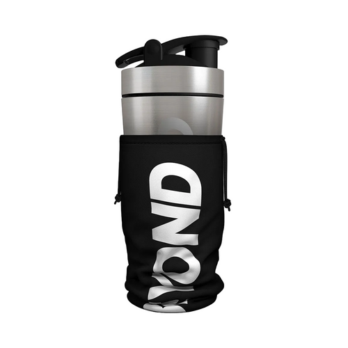 Beyond Shaker Bottle Bag with a stainless steel shaker inside