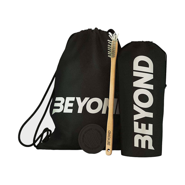 Beyond Accessory Pack: drawstring gym bag, bottle bag, bottle brush and non-slip mat