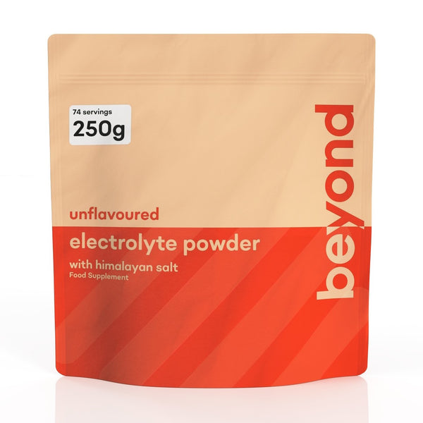 Beyond electrolyte powder 250g pouch with Himalayan salt, unflavoured