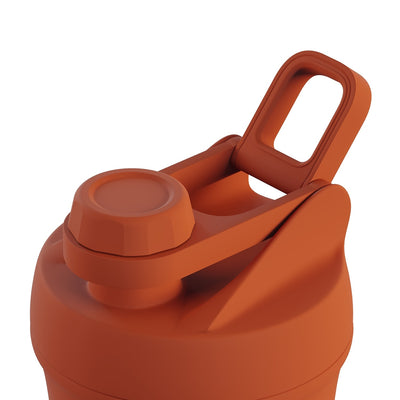 Terracotta Beyond Twist replacement lid with fold-away carry handle #colour_terracotta