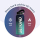 Light & Dark Blue Water Bottle For Workout and Gym, Insulated Water Bottle, Water Bottle,