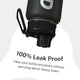 Black and Grey Spreckled Water Bottle For Workout and Gym, Insulated Water Bottle, Water Bottle,