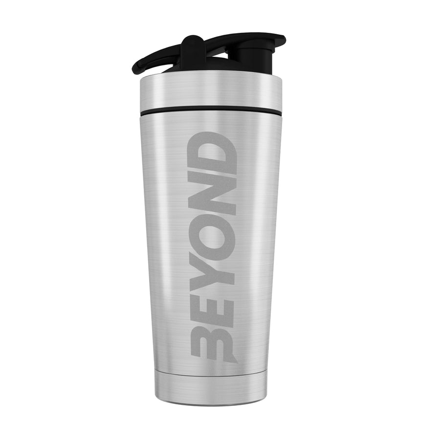 brushed steel protein shaker, brushed steel protein shaker bottle