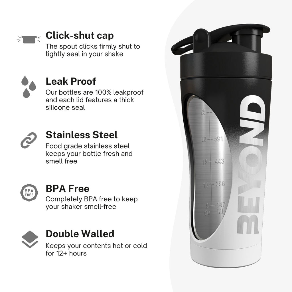 Black and White Protein Shaker with Packaging, Black and White Protein Shaker Packaging, Black and White Protein Shaker, Black and White protein shaker with packing, Black and White protein shaker bottle brand packaging, Black and White Insulated protein shaker, Black and White Stainless Steel Protein Shakers, Protein Shaker