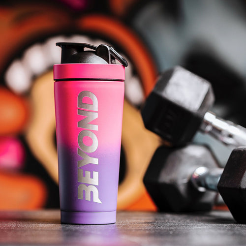 Pink & Purple Protein Shaker, pink protein shaker with packing, pink protein shaker bottle brand packaging, Pink Insulated protein shaker, Pink Stainless Steel Protein Shakers, Protein Shaker
