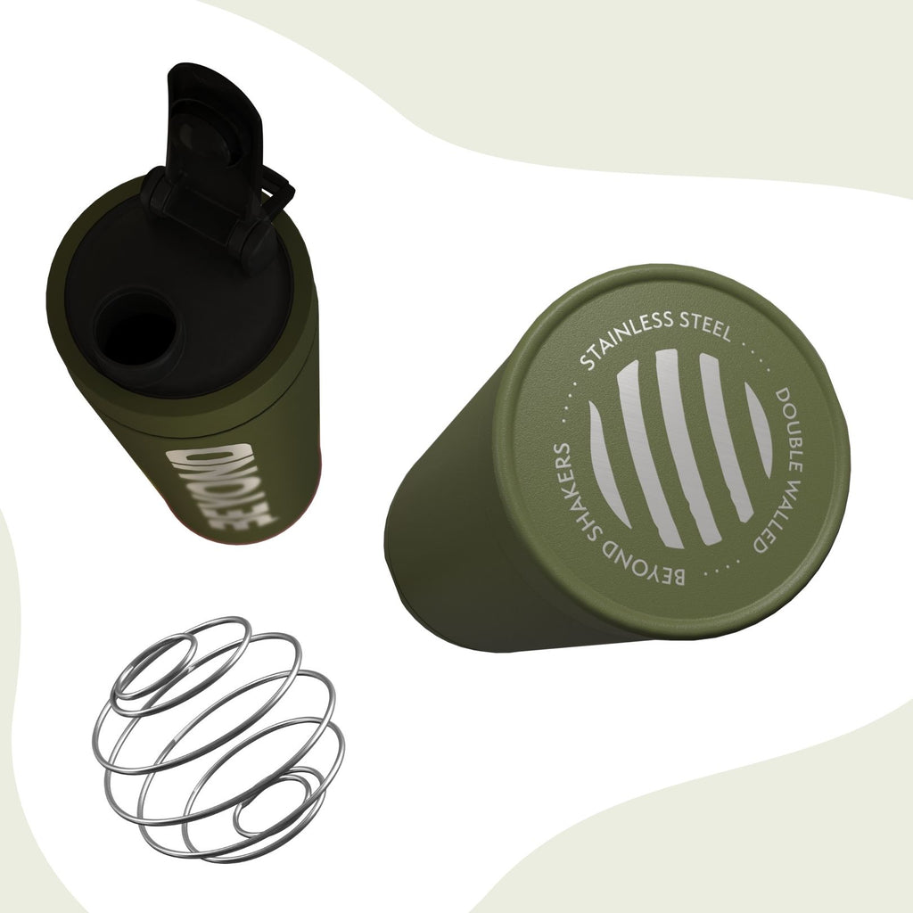 Forest Green Protein Shaker Packaging, Forest Green Protein Shaker, Forest Green protein shaker with packing, Forest Green protein shaker bottle brand packaging, Forest Green Insulated protein shaker, Forest Green Stainless Steel Protein Shakers, Protein Shaker