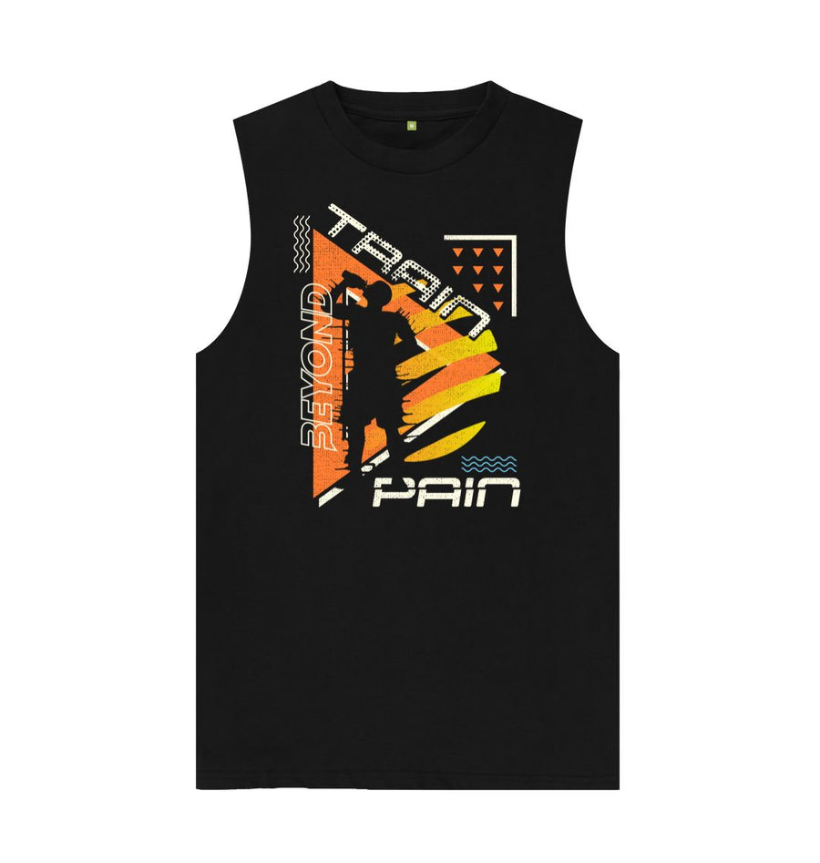 Black \"Train Beyond Pain\" Vest